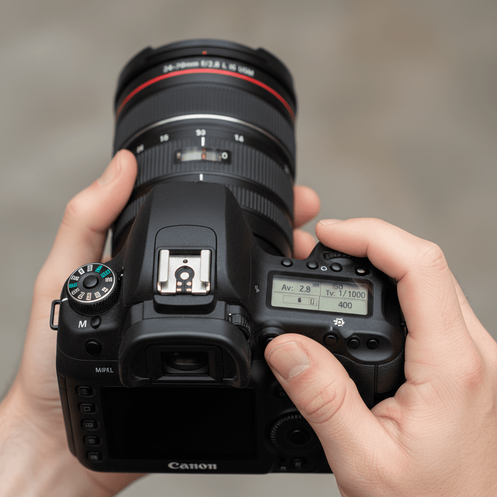 Fine-tuning camera settings to capture the perfect exposure and composition