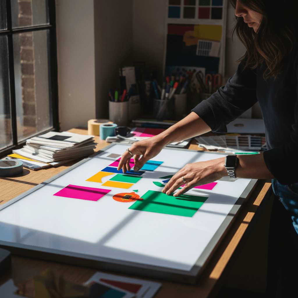 Creative professional at work