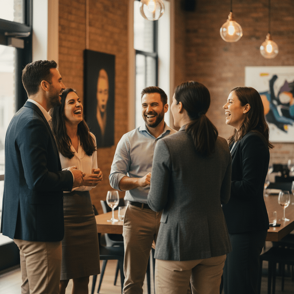 Corporate event photography capturing genuine moments